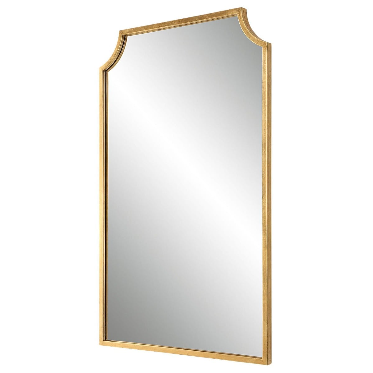 Bradley Mirror Gold Finish