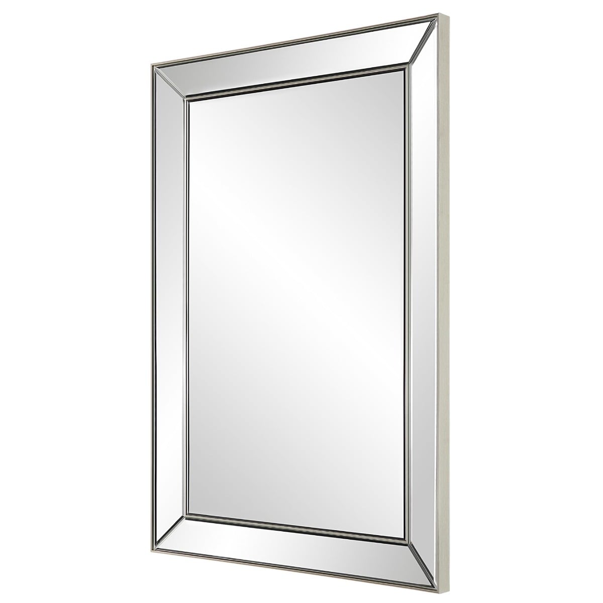 Hannah Rectangular Mirror Champagne Finish