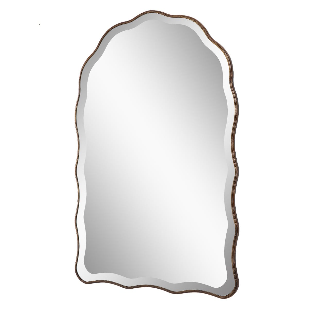Irregular Mirror Antique Bronze