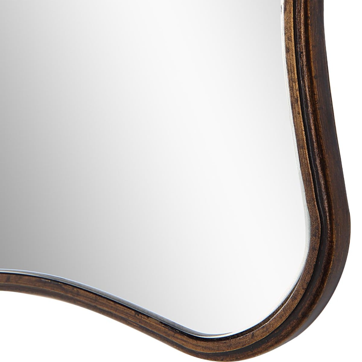 Irregular Mirror Antique Bronze