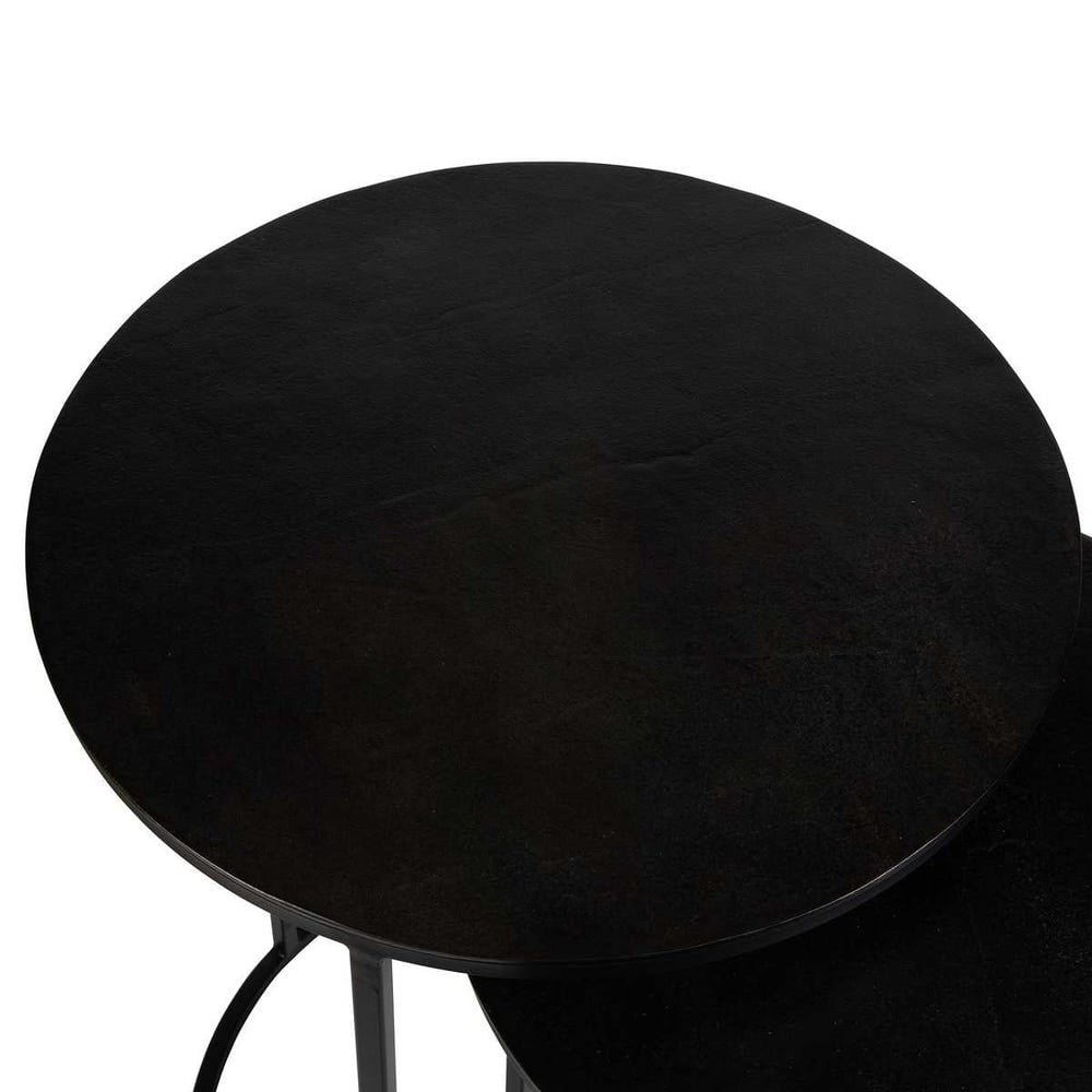 Espresso Set of Round Nesting Tables