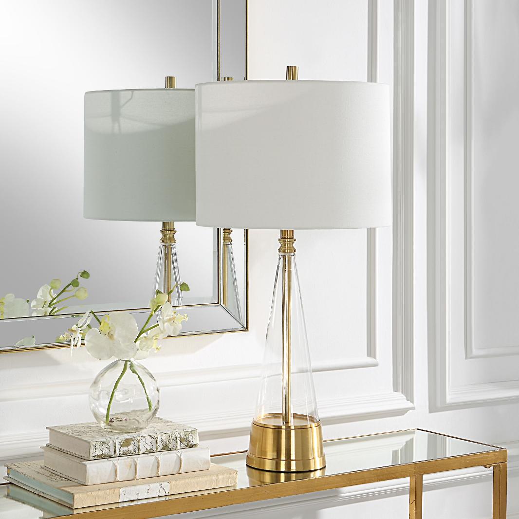 Prism Table Lamp Brass