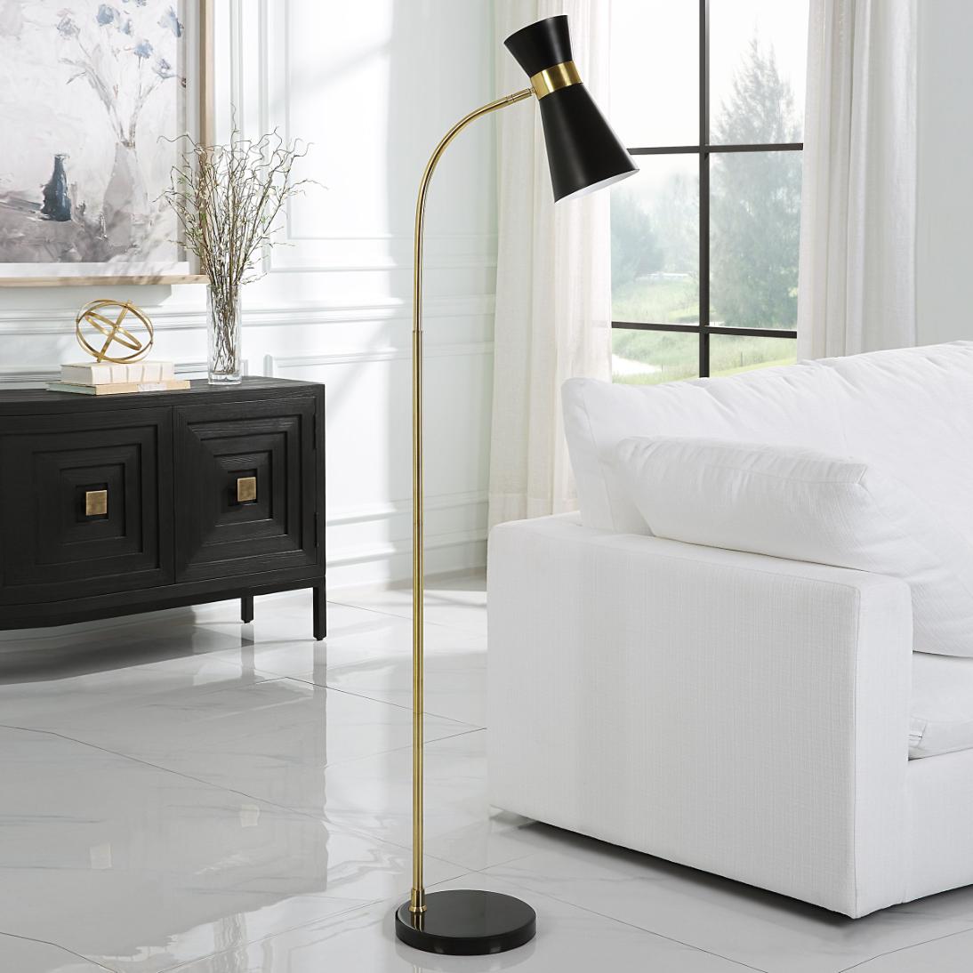 Ambrose Floor Lamp in Black