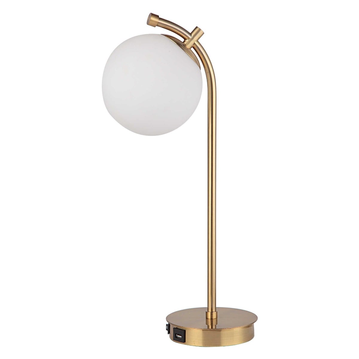 Droplet Table Lamp in Brass