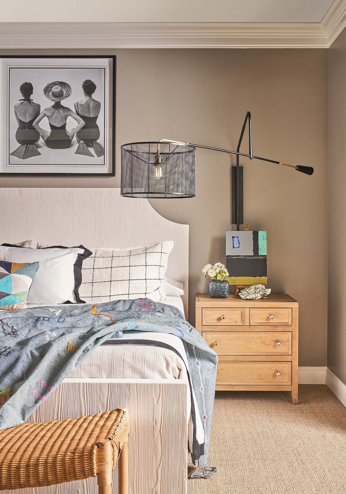 Weekender Bedside Table in Sand Dune