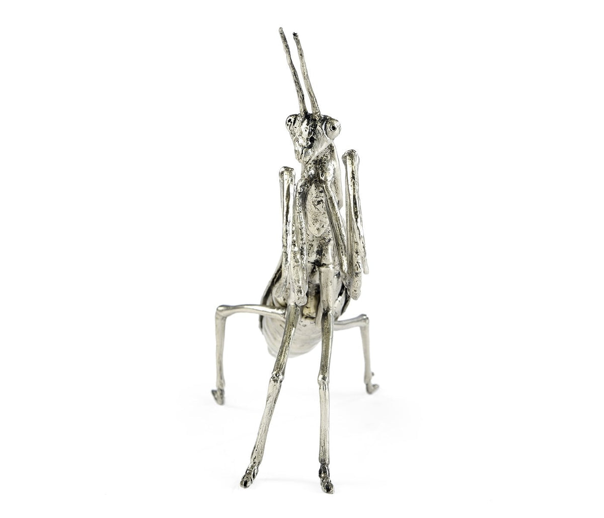 White Brass Praying Mantis