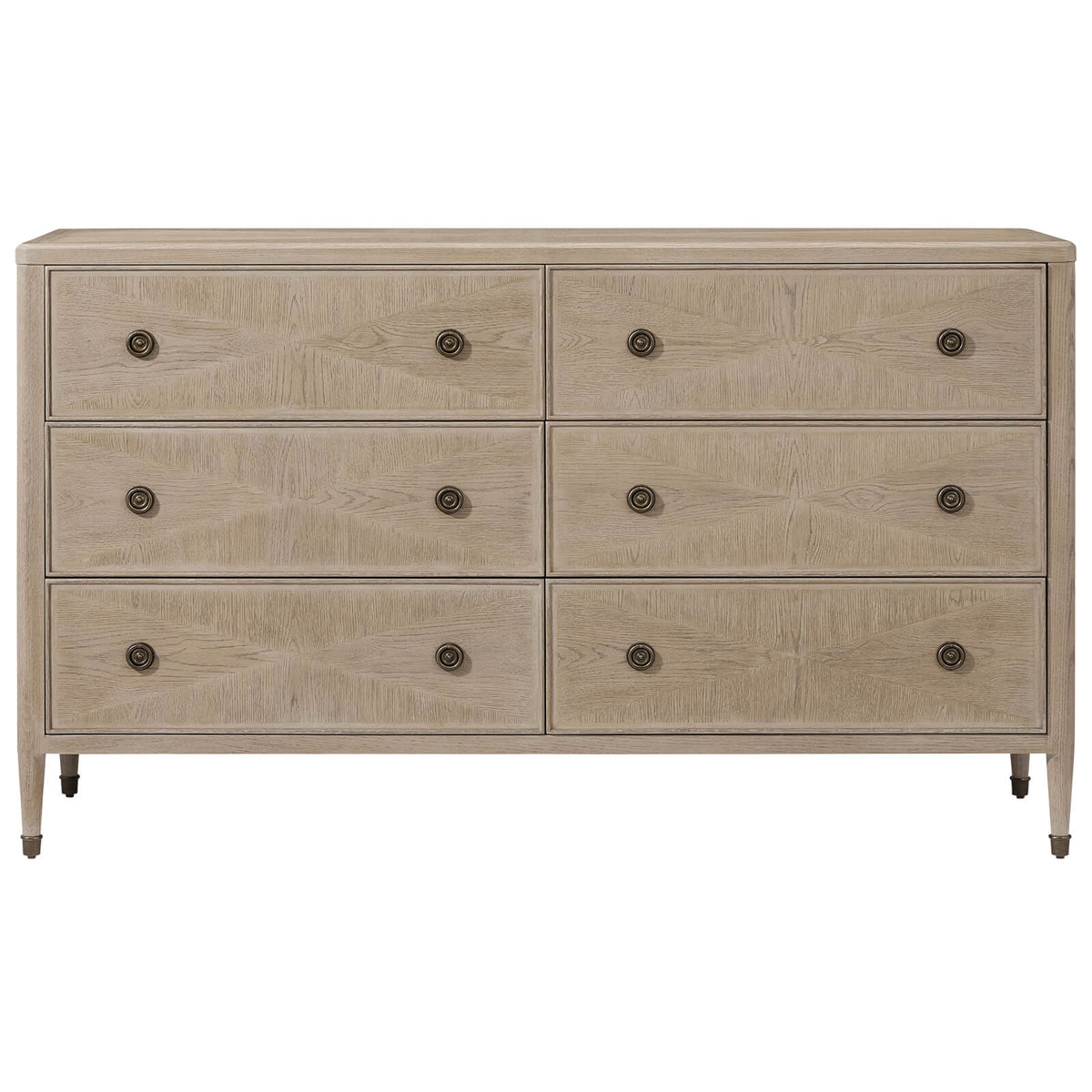 Whitford 6-Drawer Chest of Drawers in Riverwash Oak