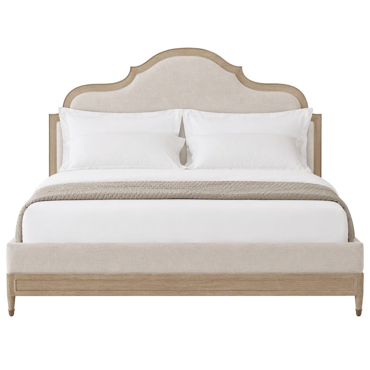Willowmere Bed in Riverwash Oak - UK Super King Size