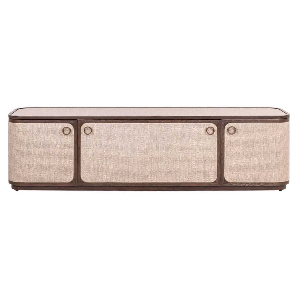 Willox 4-Door TV Cabinet in Beige