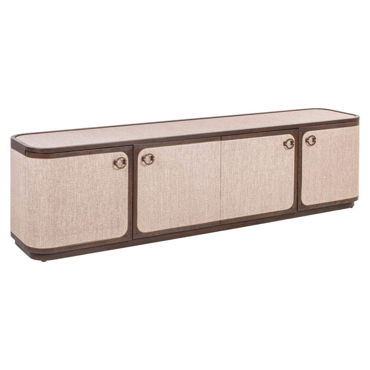 Willox 4-Door TV Cabinet in Beige