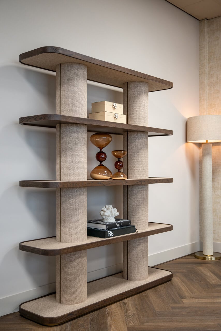Willox Display Cabinet in Beige