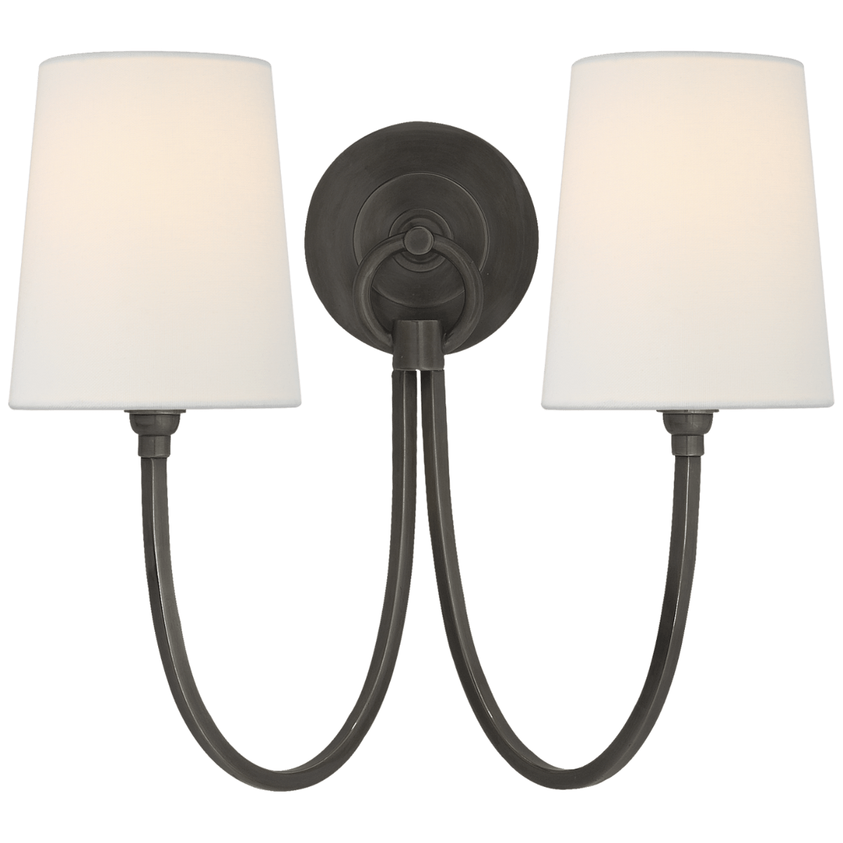 Reed Double Wall Light | Bronze