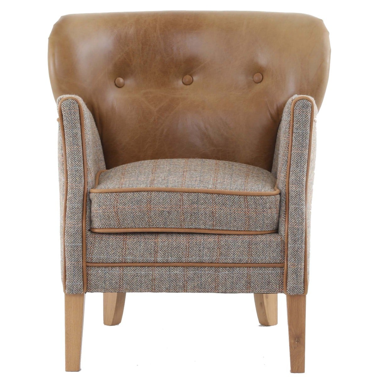 Armchair Elston in Harris Tweed