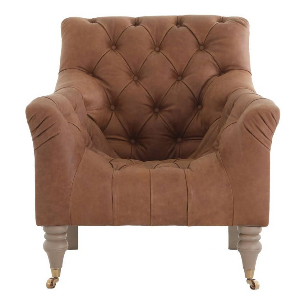 Yale Chair in Ranchfield Saddle Made To Order