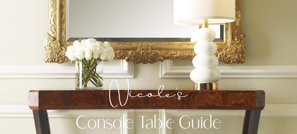 How to Style a Console Table: Interior Designer Tips | Pavilion Broadway