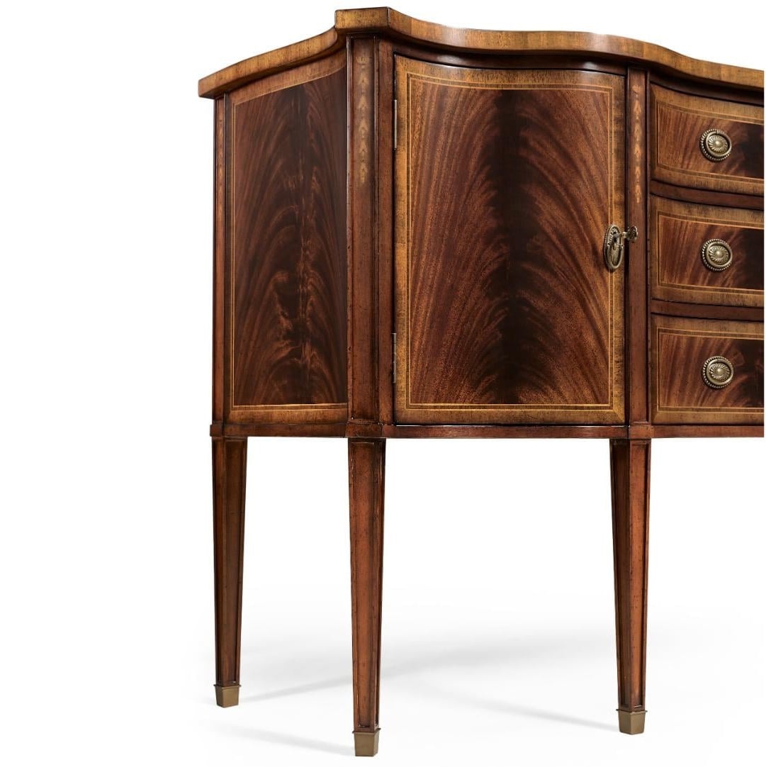 Buckingham Mahogany Breakfront Sideboard