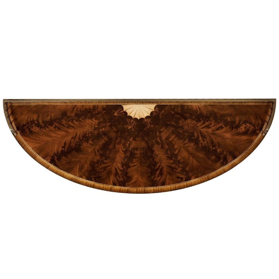 Large Mahogany Demilune Sideboard