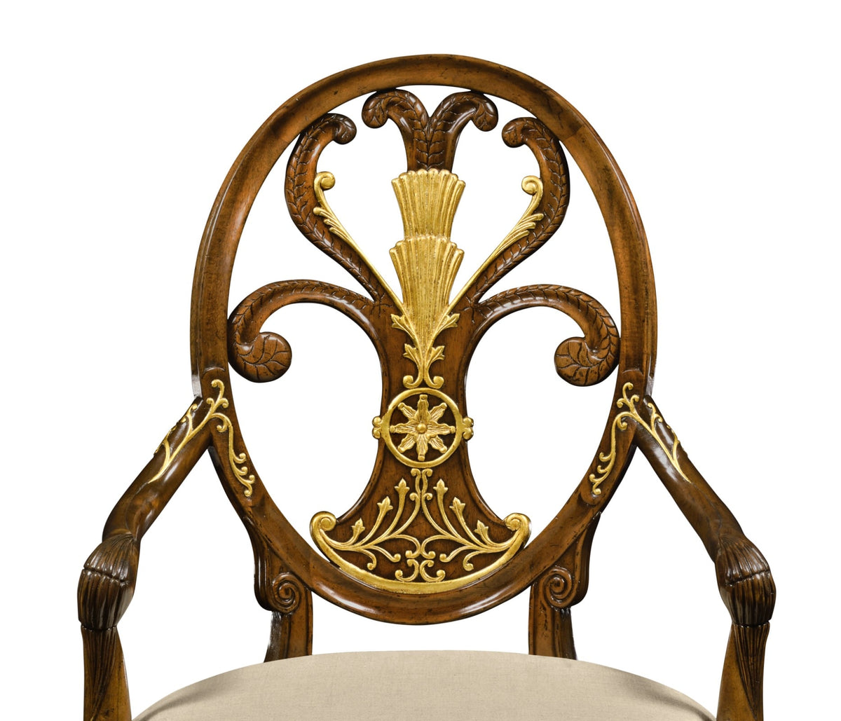 Dining Armchair Monarch with Oval Back - Antwerp