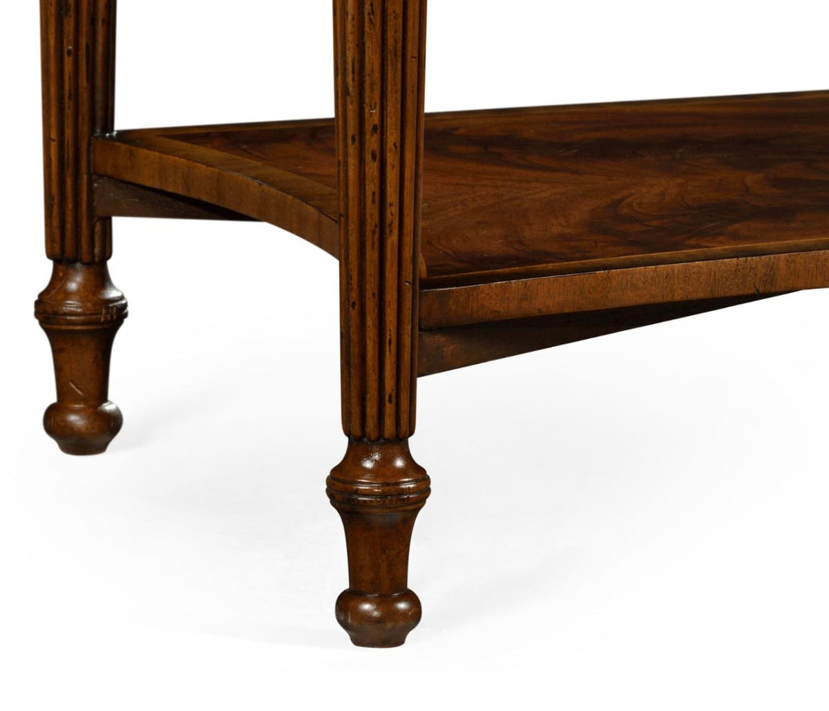 Mahogany Bedside Table with Brass Gallery