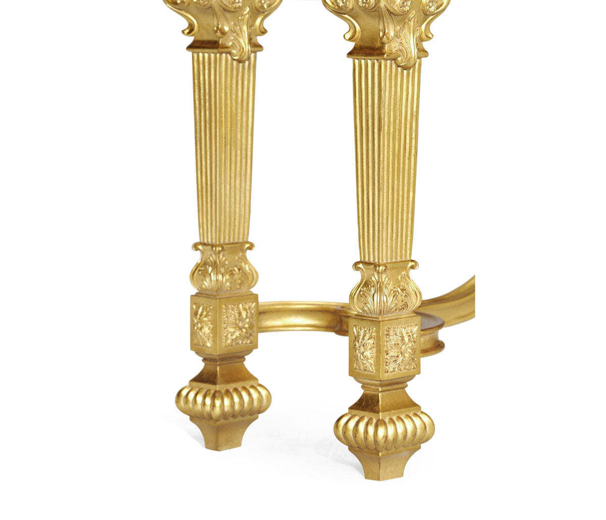 Console Table Baroque with Marble Top