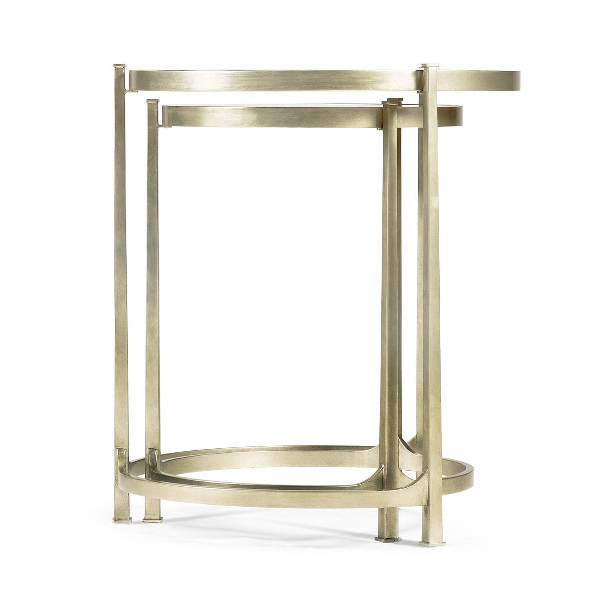 Round Nest of Tables Contemporary - Silver