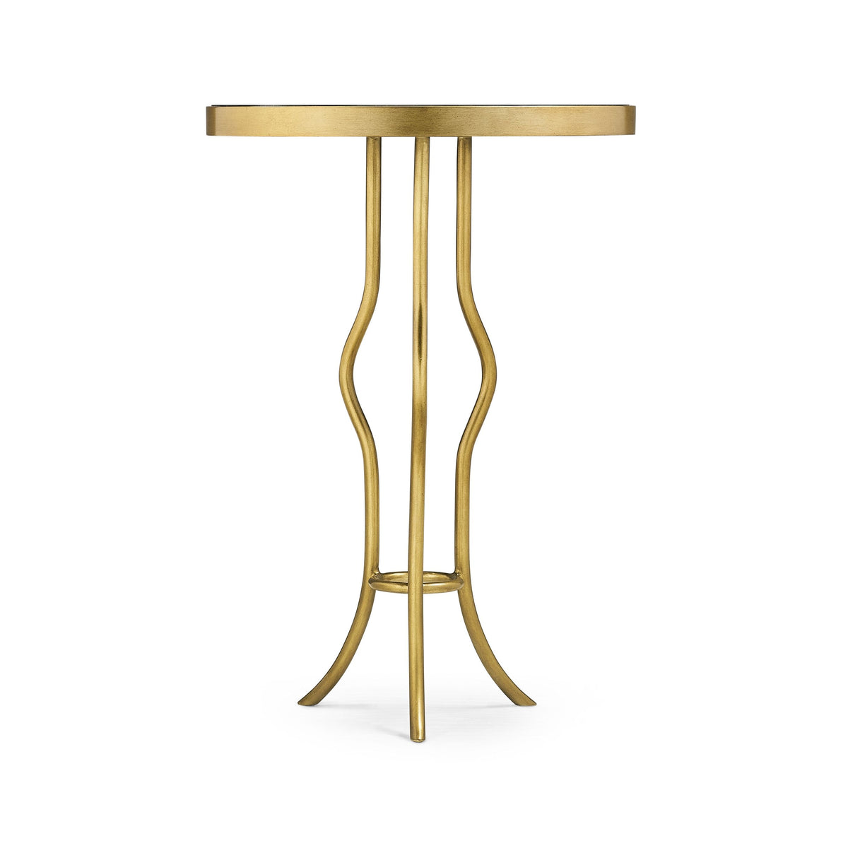 Round Accent Table Contemporary - Gilded