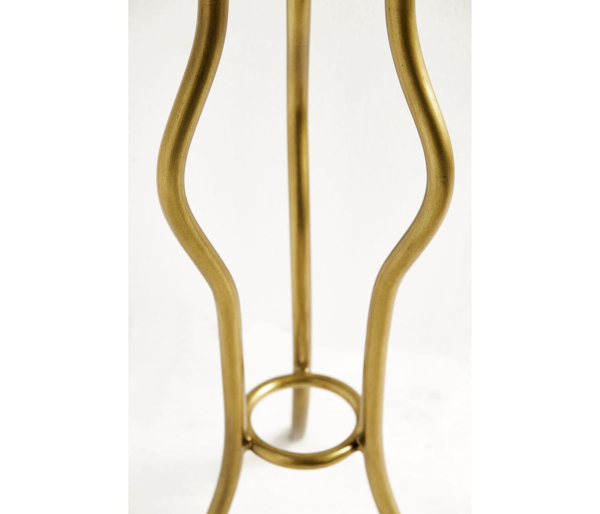 Round Accent Table Contemporary - Gilded