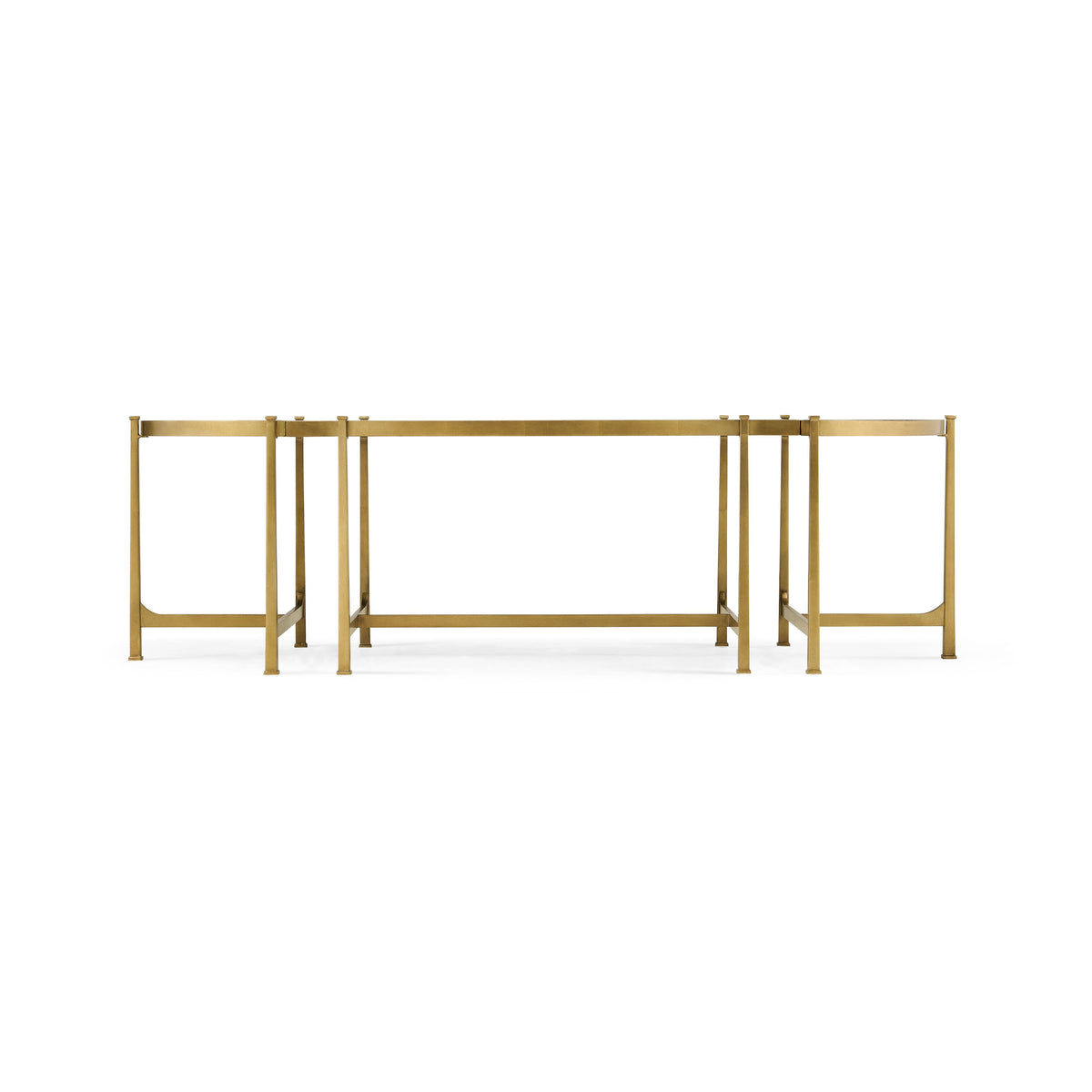 Bunching Coffee Table Trio Contemporary - Gilded