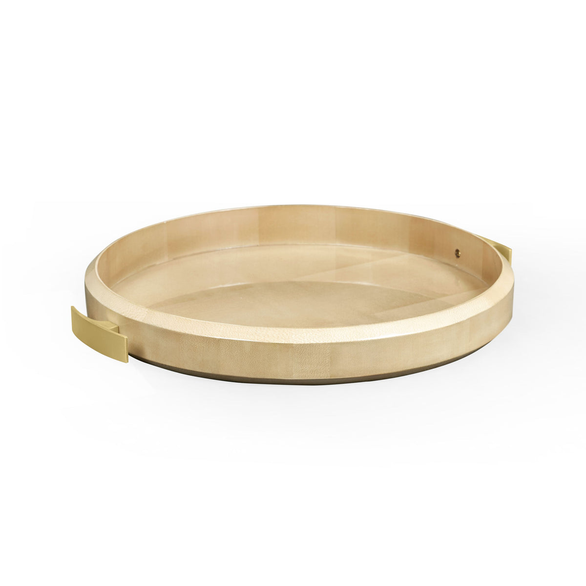 Round Serving Tray Art Deco