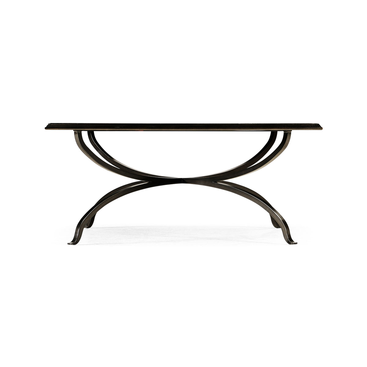 Square Coffee Table Contemporary - Bronze