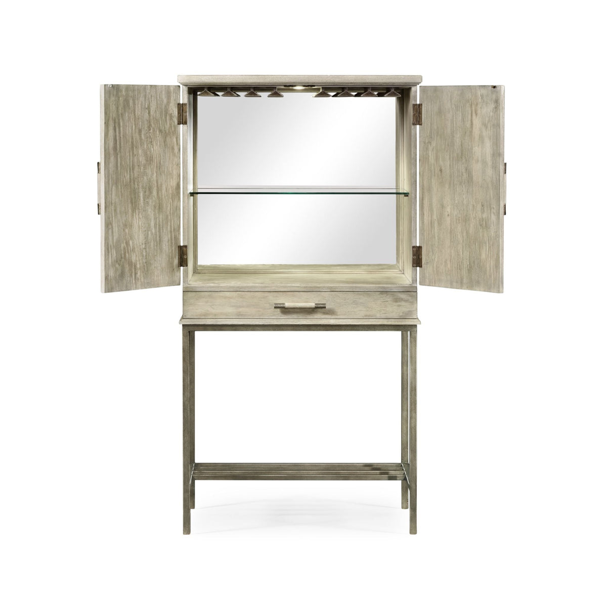 Drinks Cabinet Rustic in Rustic Grey