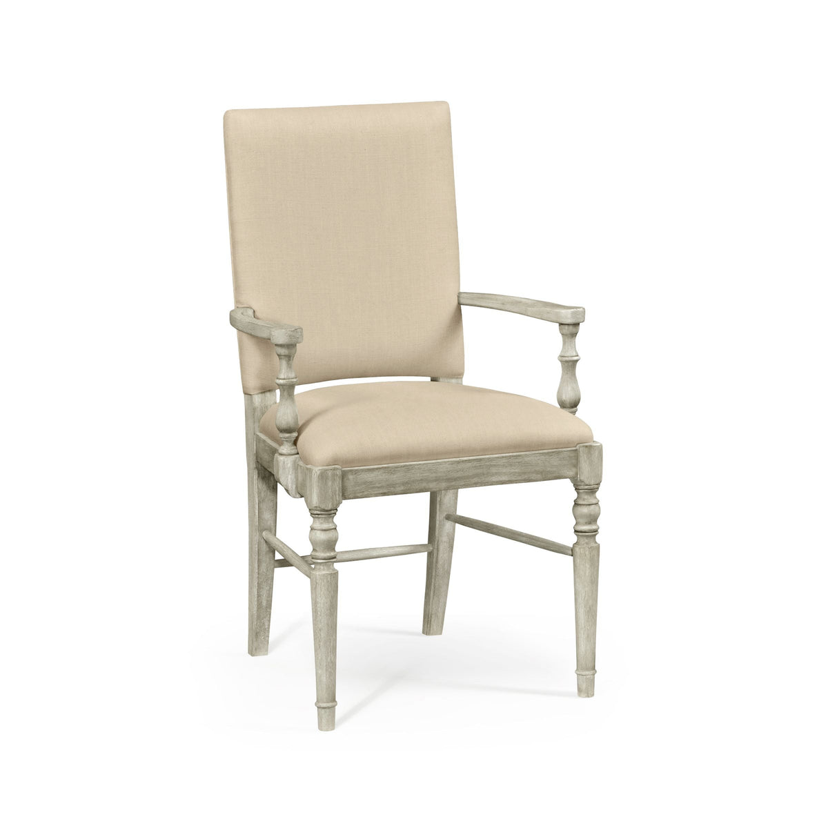 Jonathan Charles Upholstered Armchair - Rustic Grey