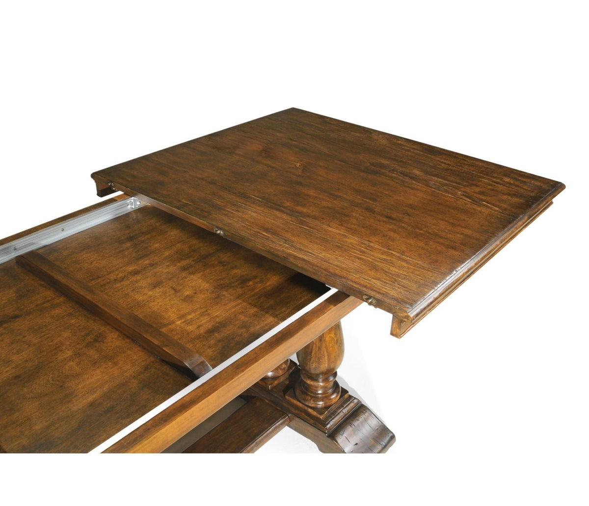 Rectangular Extending Dining Table in Country Walnut - 180-240cm