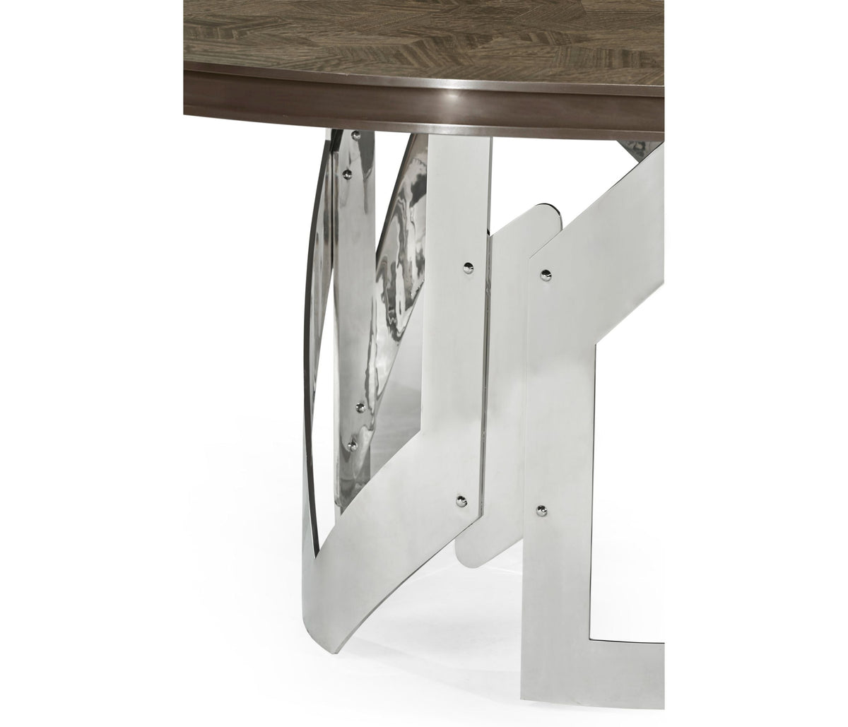 Round Dining Table in Grey Eucalyptus - 183cm