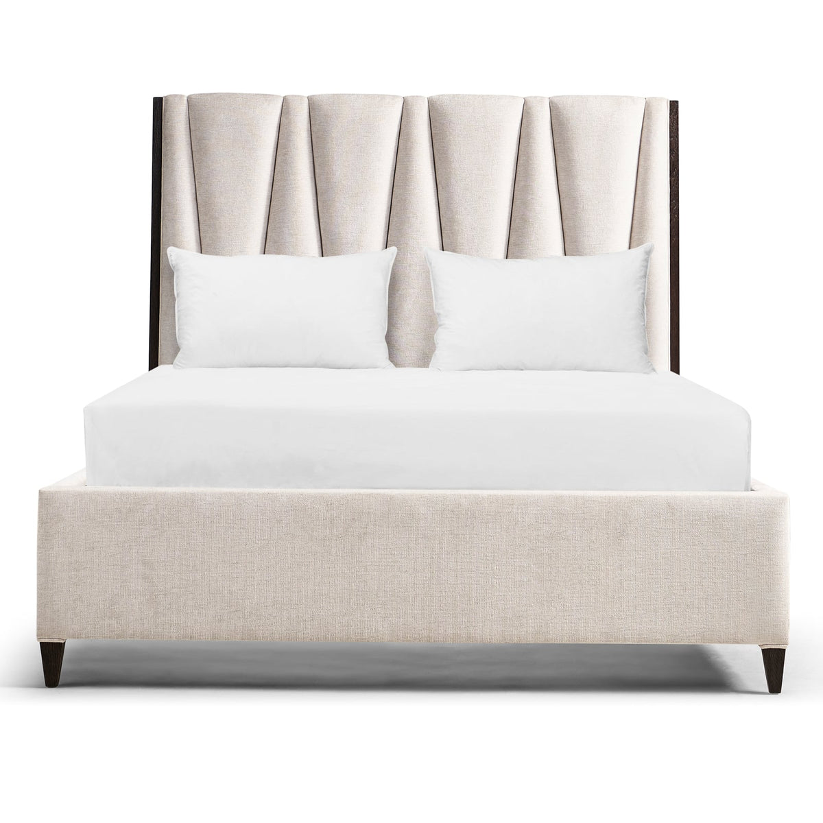 Geometric King Upholstered Bed