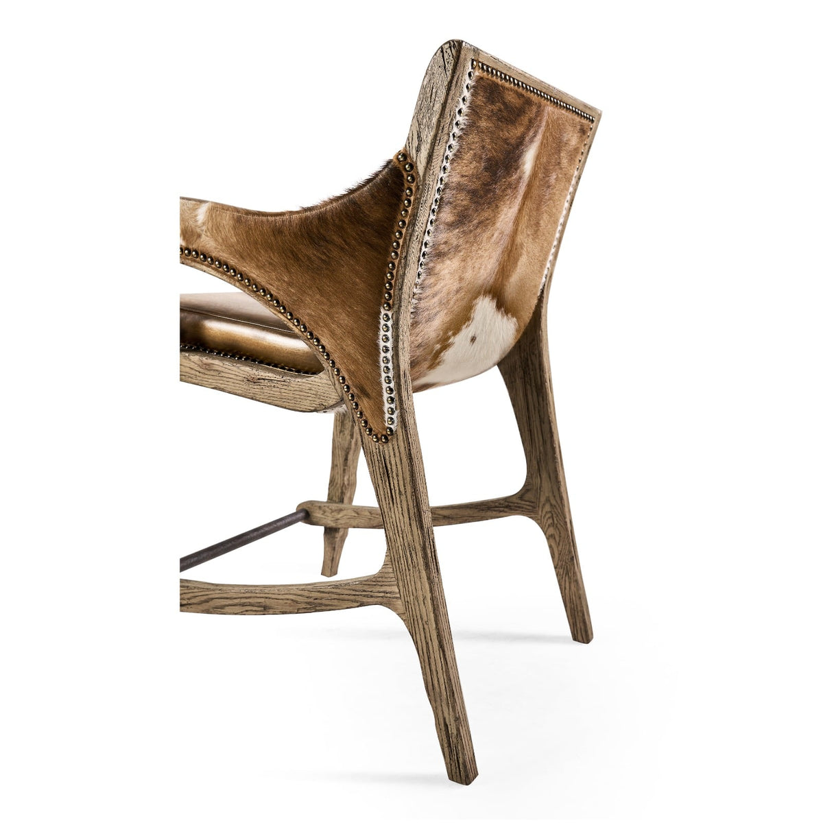 Echo Canyon Leather and Hide Counter Stool
