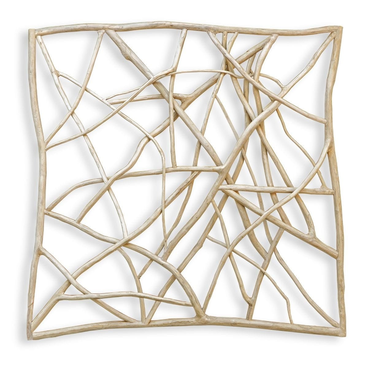 Tangled Up Outdoor Teak Wall Decor