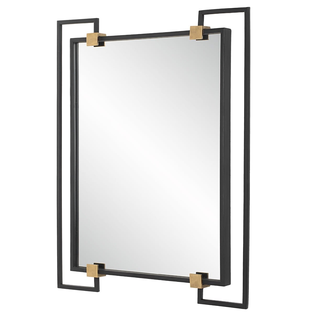Ivey Rectangle Industrial Mirror