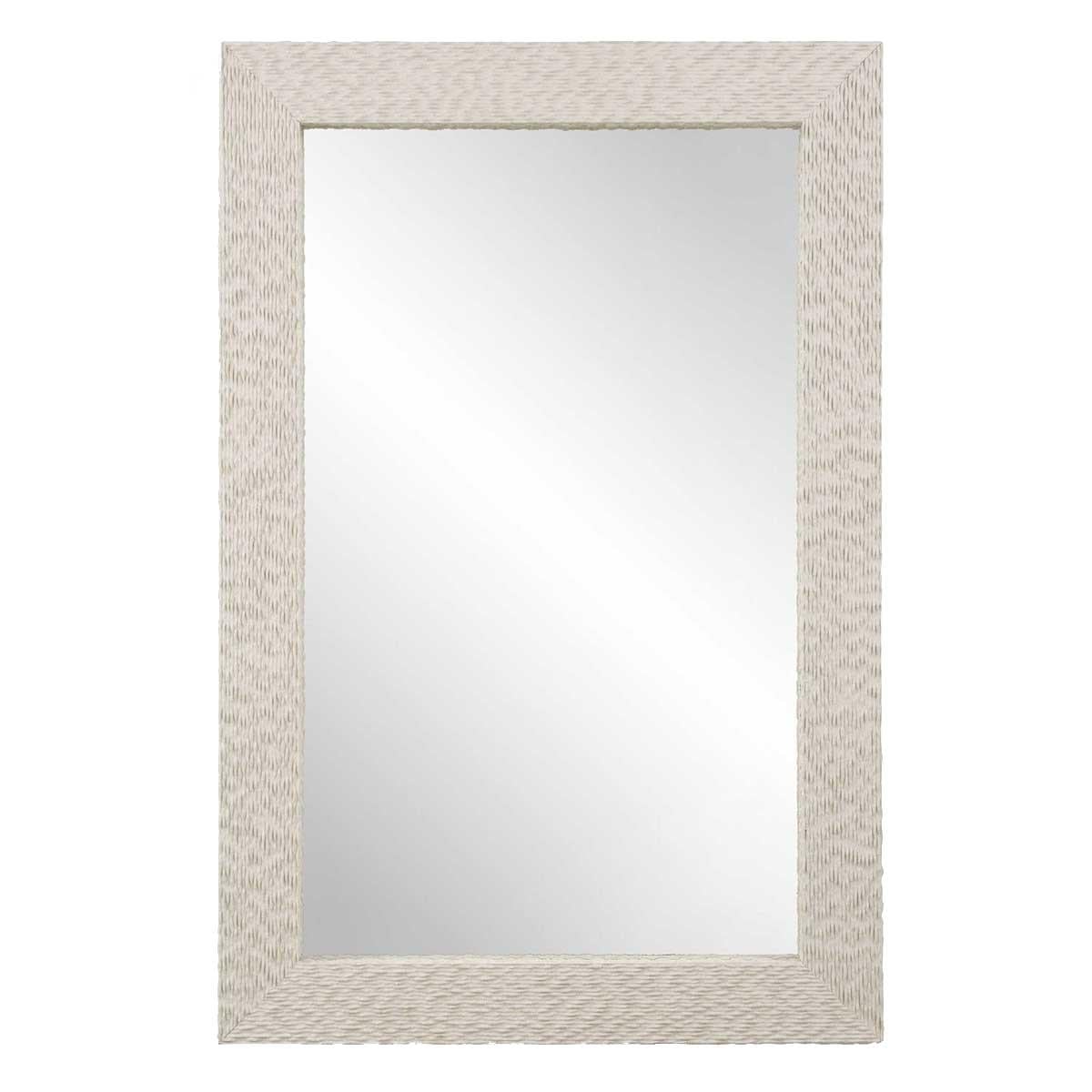 Everett Ivory Stone Mirror