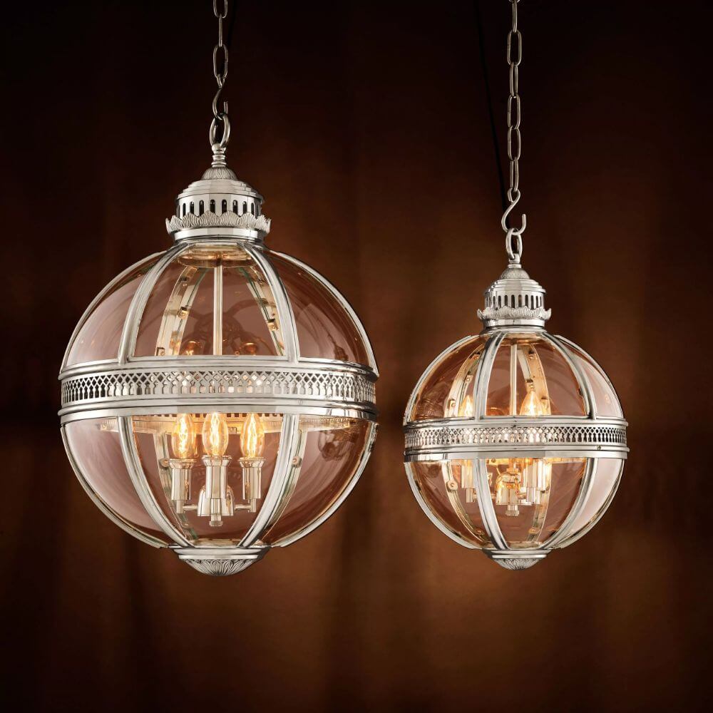 Residential Lantern in Nickel