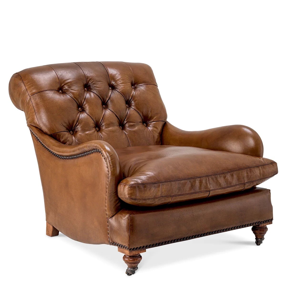 Club Chair Caledonian in Tobacco Leather
