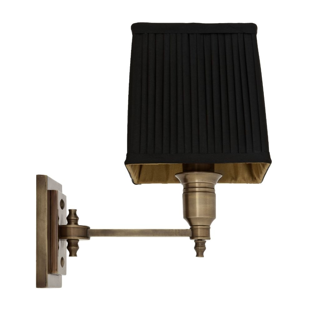 Lexington Wall Light Brass & Black