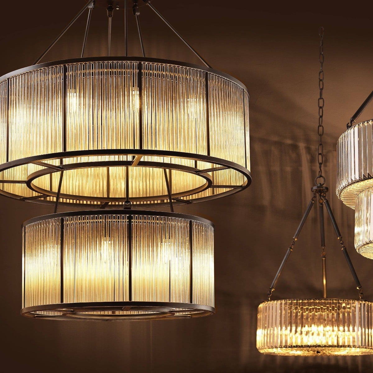 Bernardi Chandelier in Bronze
