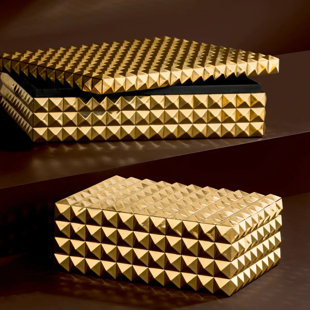 Vivienne Box in Gold - Large