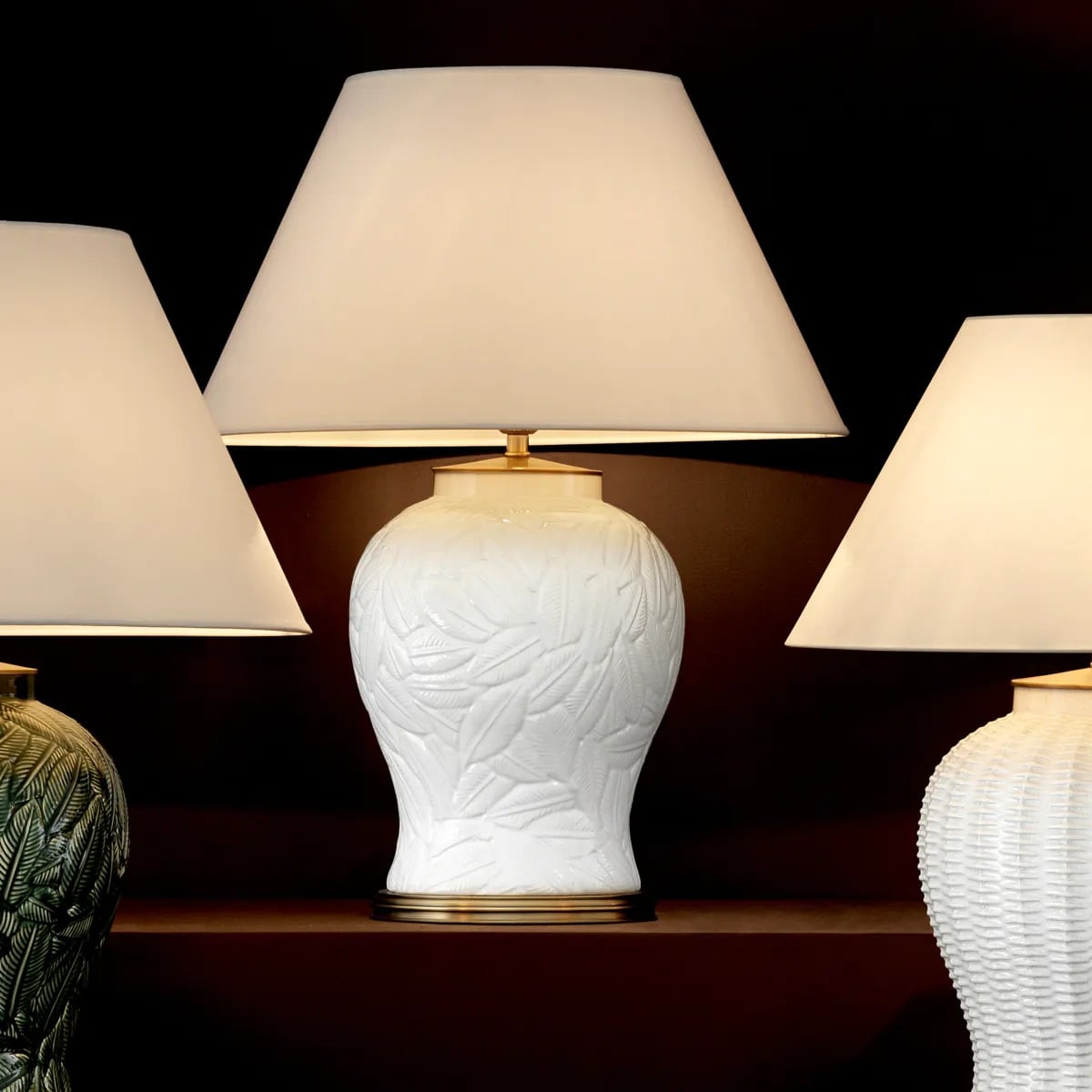 Table Lamp Cyprus in White