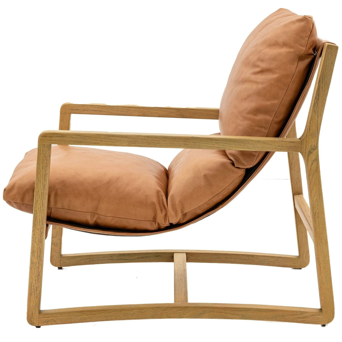 Burnetta Lounge Chair Vintage Brown Leather
