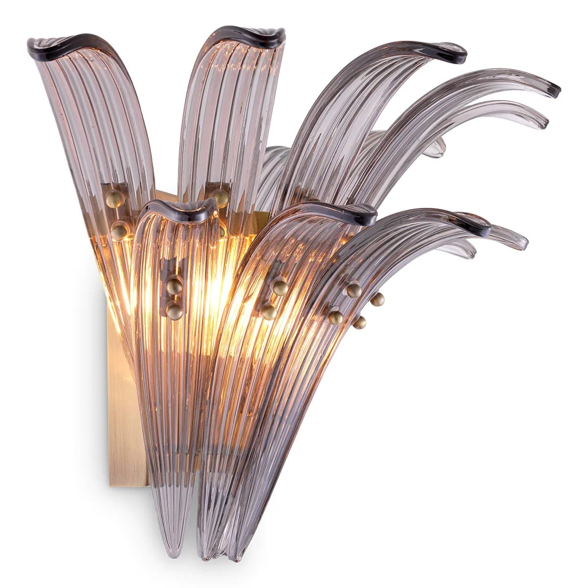 Wall Lamp Italo in Light Brushed Brass