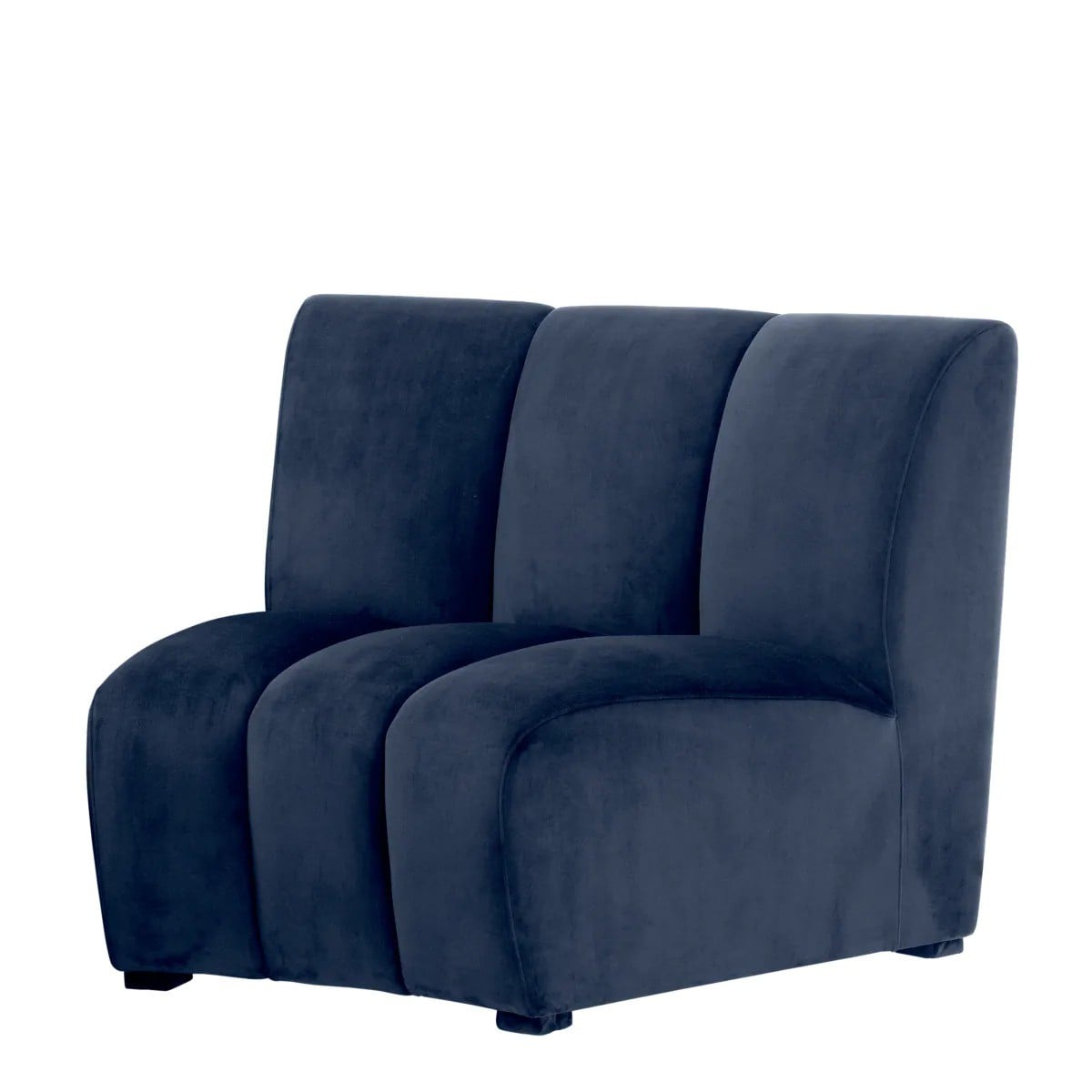 Lando Modular Sectional Sofa in Savona Midnight Blue