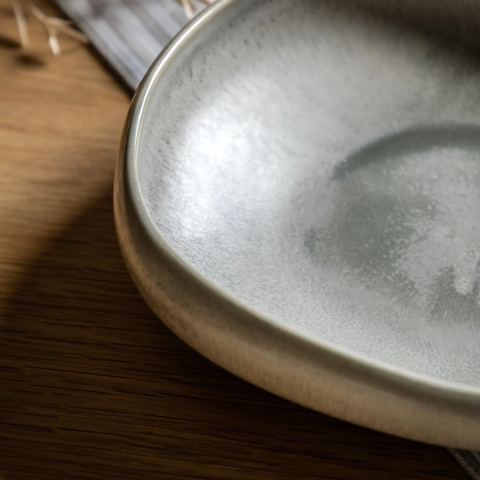 Pebble Glaze Pasta Bowl Dove Grey Set of 4 | Pavilion Broadway