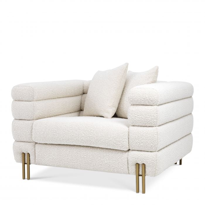 York Chair in Boucle Cream